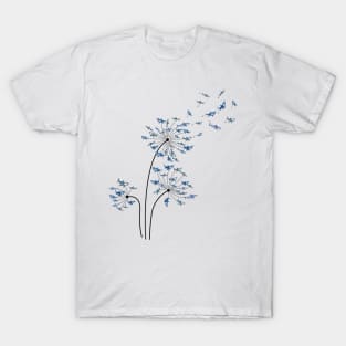 Shark Dandelion Shark T-Shirt